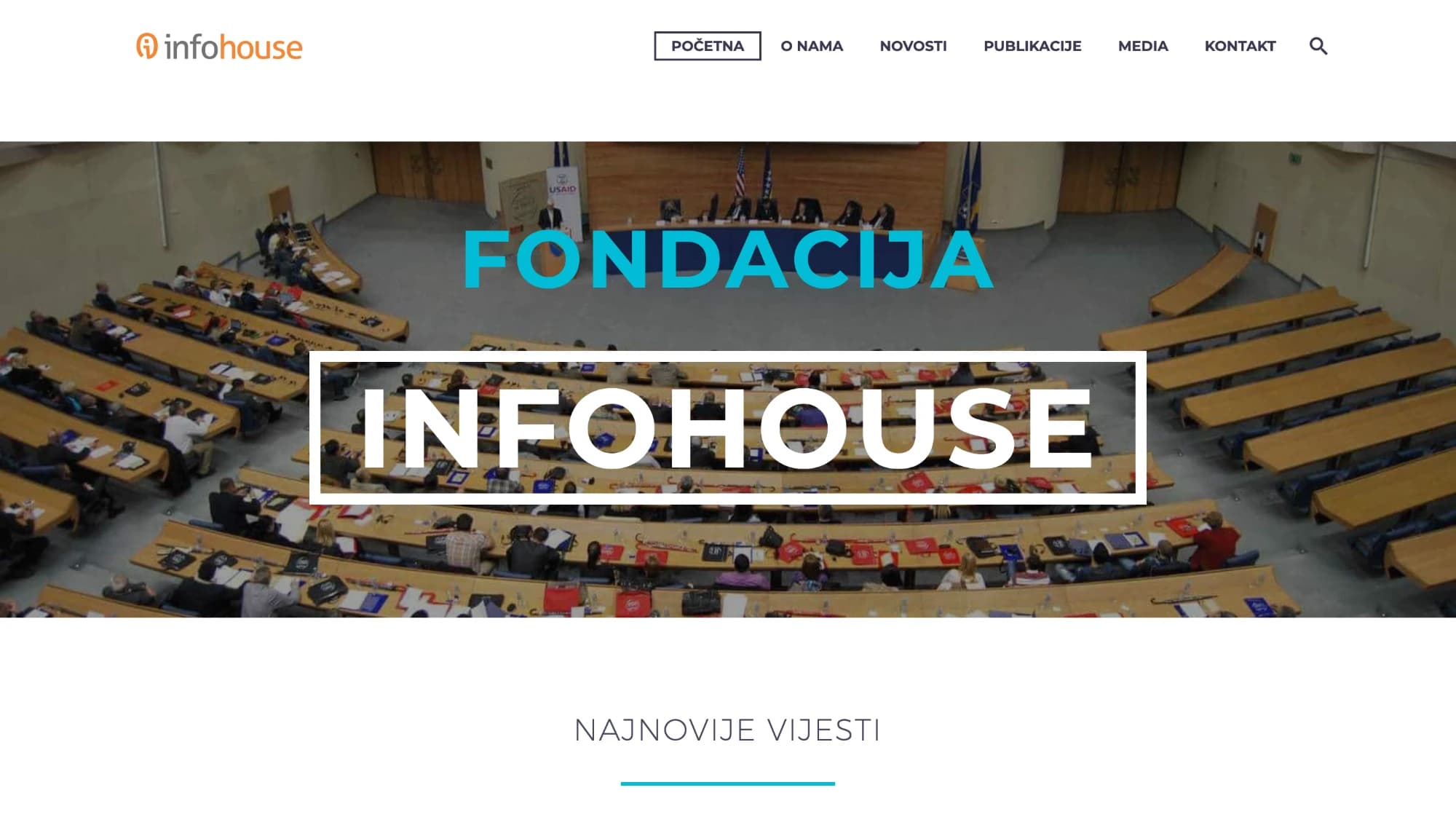 INFOHOUSE Foundation — A civic institution's website that balances authority with approachability