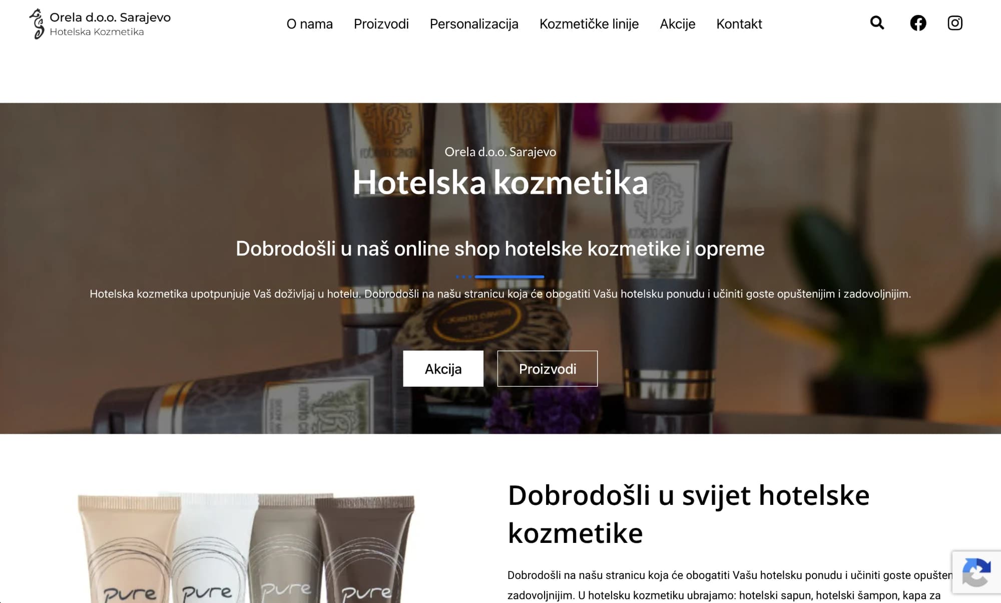 Orela — Hotel cosmetics, presented with the hospitality the industry demands